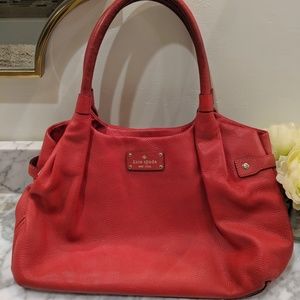 Kate Spade Stevie bag in cherry red